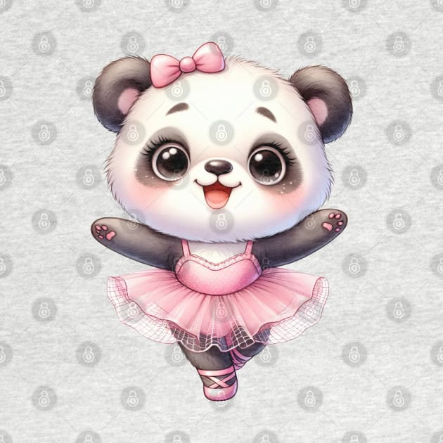 Valentine Love Panda Bear by Chromatic Fusion Studio